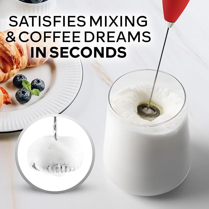 Zulay Kitchen Powerful Milk Frother Wand - Image 2