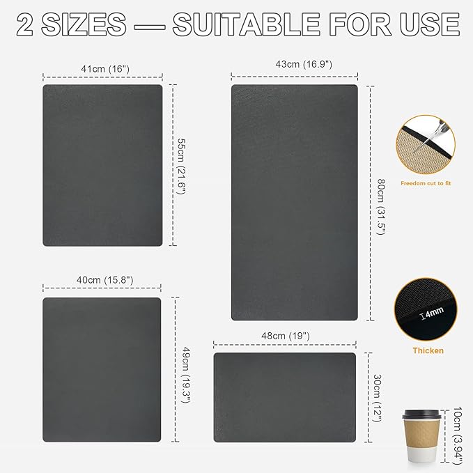 Dish Drying Mats for Kitchen Counter, Waterproof Coffee Mat for Countertop - Image 7