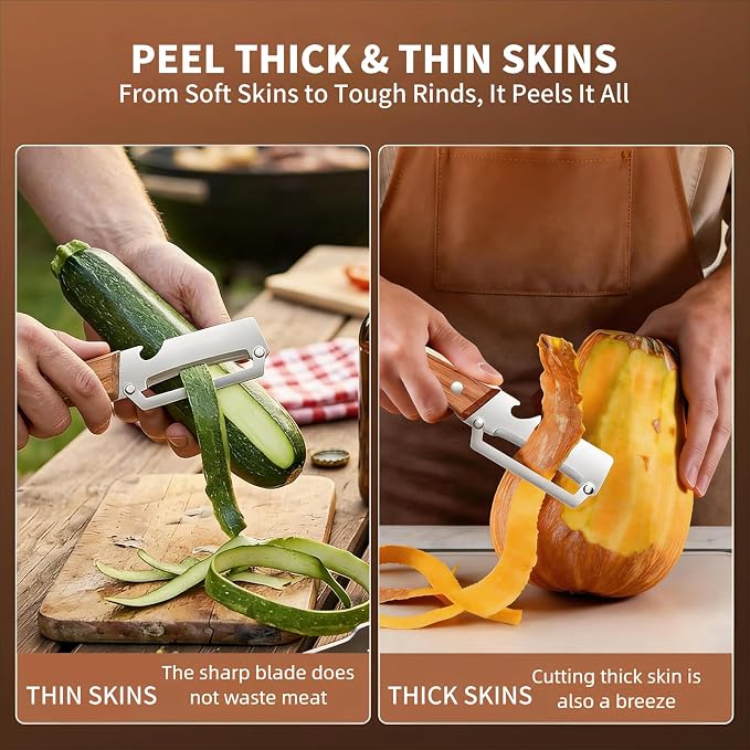 3 Pack 2 in 1 Multi-Functional Vegetable Peeler - Image 2