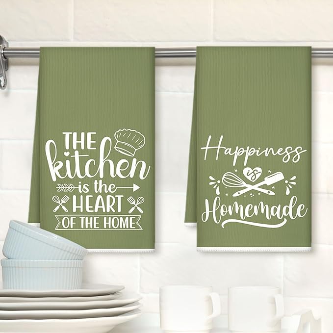 Sratte 6 Pcs Kitchen Decor Accessories Set Farmhouse Towels Pot Holders Oven - Image 3
