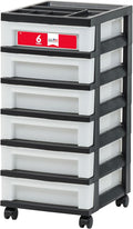 IRIS USA Craft Plastic Organizers and Storage, Rolling Storage Cart by IRISUSA