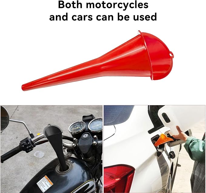 2 PCS Oil Funnel, Automotive Multi-Function Plastic Fuel Funnel - Image 3