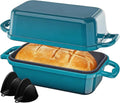 Enameled Cast Iron Sourdough Bread Dutch Oven, 8.5x4.5 Inch Loaf Cast Iron by Unknown