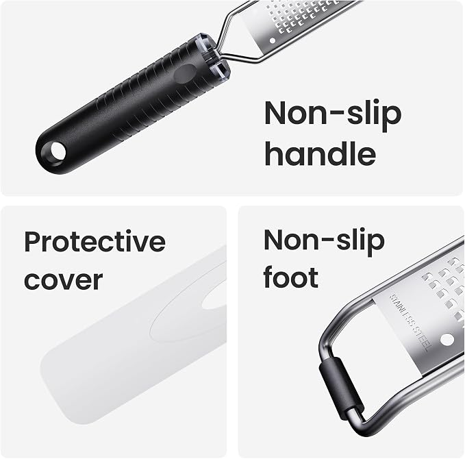 Lemon Zester Grater with Handle, L15" Cheese Grater - Image 4