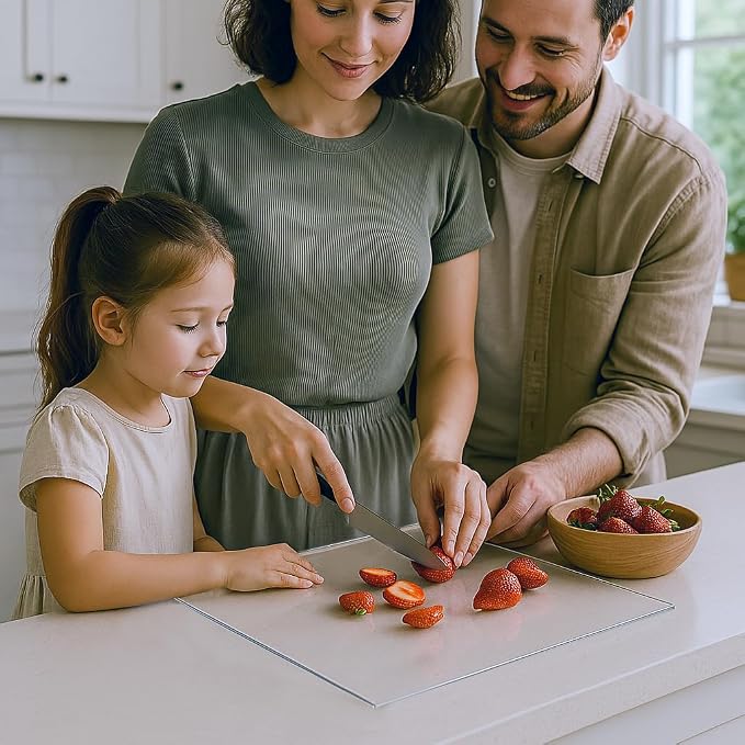 Acrylic Cutting Board with Counter Lip, Non-Slip Dough Mat - Image 4