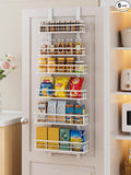 Delamu Over the Door Pantry Organizer, 6 Tier Pantry Door Organizer by DELAMU