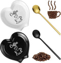 FoldTier 2 Pcs Ceramic Coffee Spoon Rest by FoldTier