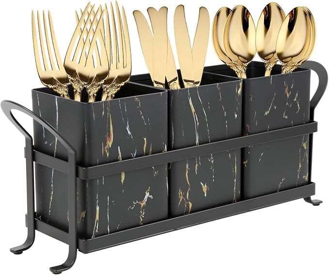 NelyBet Kitchen Utensil holder for Countertop, Metal and Durable Design by NelyBet