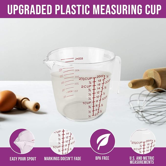 Measuring Cups and Spoons Set 11 Piece. Includes 10 Stainless Steel Measuring - Image 4