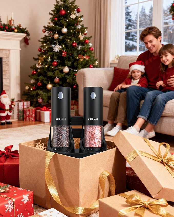 Electric Salt and Pepper Grinder Set - Image 2
