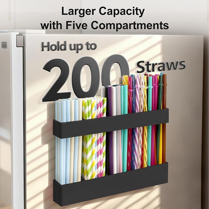 9.5” Large Acrylic Straw Holder - Image 3