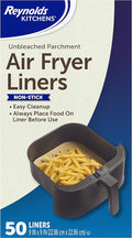 Reynolds Kitchens Air Fryer Liners Disposable, Unbleached Parchment Paper Sheets by ReynoldsConsumerProducts