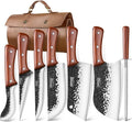 Topfeel 8PCS Chef Butcher Fish Knife Set by Topfeel