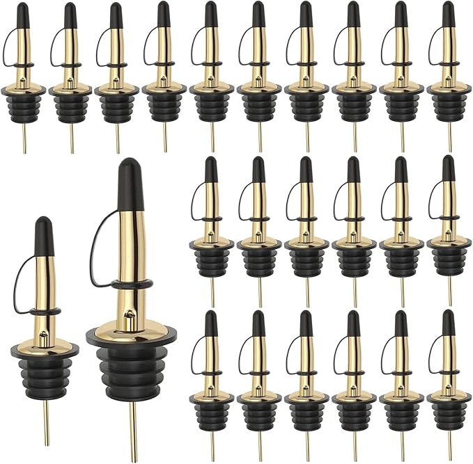 Pafusen 24 Pack Liquor Bottle Pourers, Liquor Pour Spout - Image 2