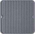 Silicone Dish Drying Mat, Non-Slip Easy Clean Sink Mat Large Heat-resistant by MODENGKONGJIAN