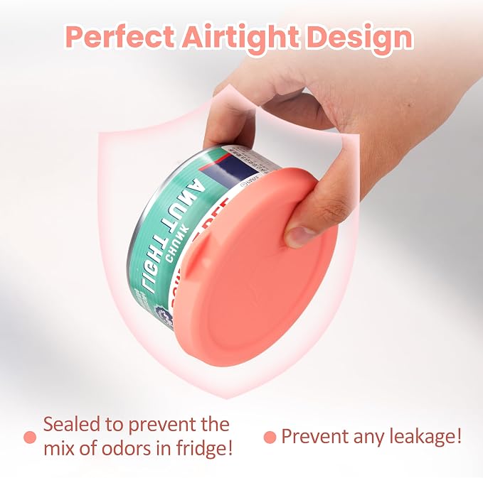 2PCs 4-inch/9.5cm Silicone Can Lids - Image 4