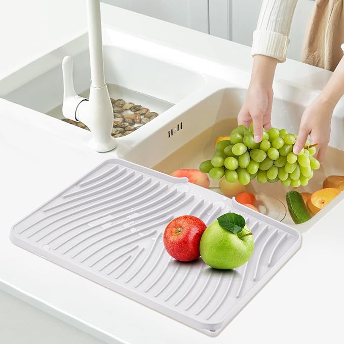 TIKNIK Silicone Dish Drying Mat, Stone Drying Mat - Image 7