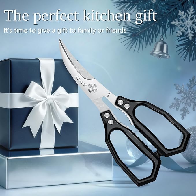 Huusk Black Multi-Purpose Seafood Scissors - Image 7