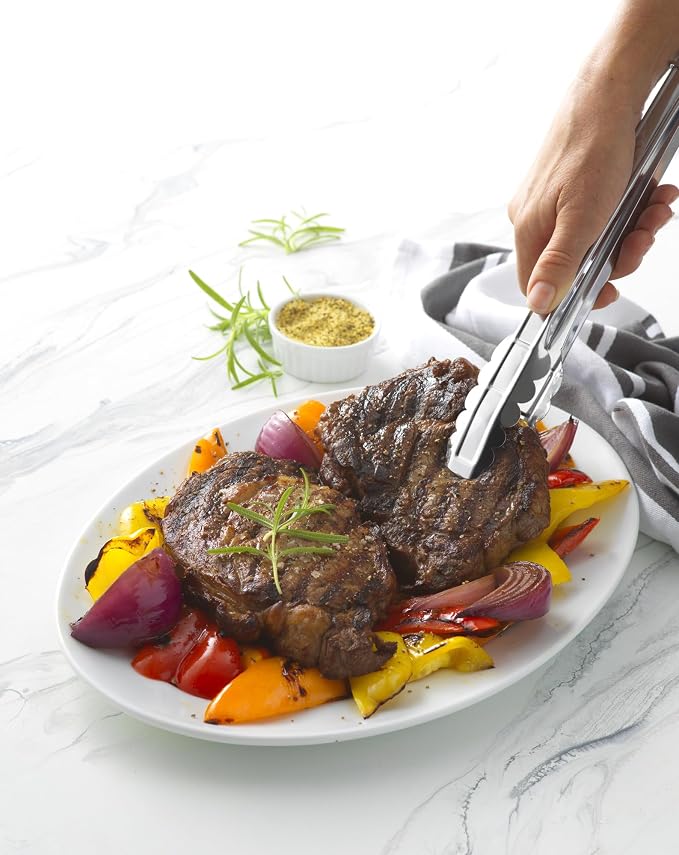 GoodCook Everyday Locking Tongs Stainless Steel Construction, 11.5-Inches - Image 3