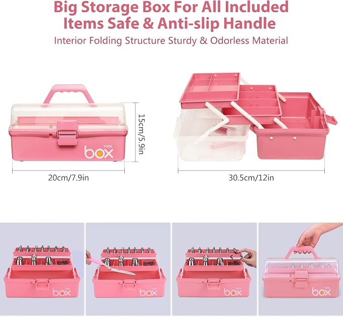Cake Decorating Supplies Tools Kit: 358pcs Baking Accessories - Image 3