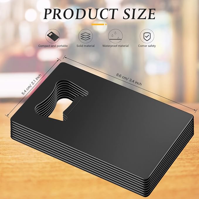 60 Pcs Credit Card Bottle Opener Groomsmen Bridesmaid Wallet Bottle Opener Beer - Image 3
