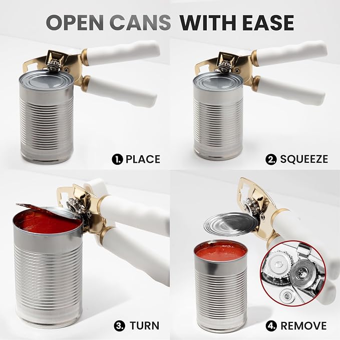 Zulay Kitchen Heavy Duty Stainless Steel Can Opener Manual - Image 6