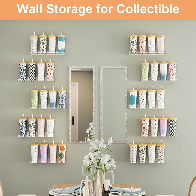 upsimples 16 Pack Acrylic Shelves - Image 7
