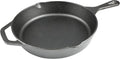 10 Inch Cast Iron Skillet, Pre-Seasoned Frying Pan by isheTao