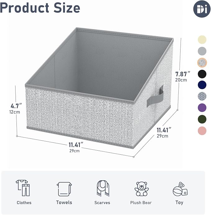DIMJ Closet Storage Bins 10 Pack - Image 2