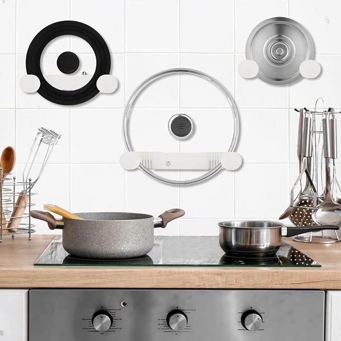 4-piece pot lid rack, pot lid storage container suitable - Image 5