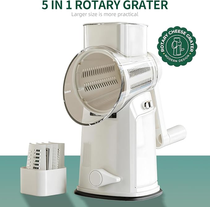 The CoveCarol rotary cheese grater comes - Image 6