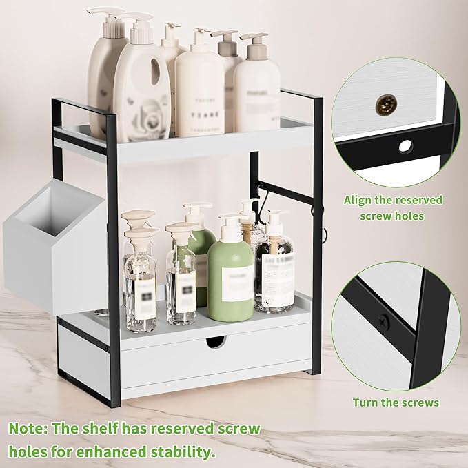 2-Tier Bathroom Counter Organizer - Image 4