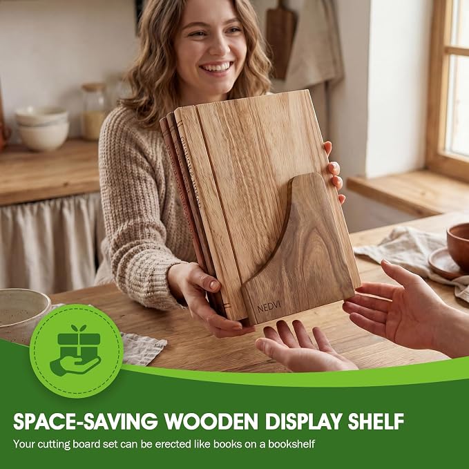 NEDVI Book Cutting Board Set - Image 8