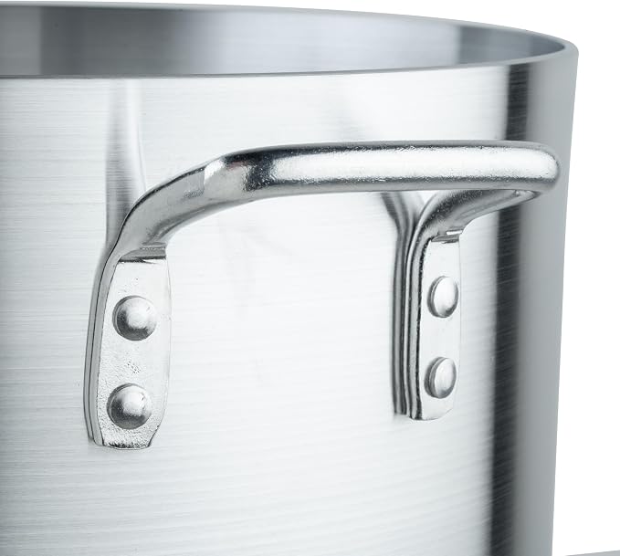 Winware Professional Aluminum 60 Quart Stockpot - Image 3