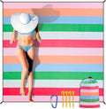 HIHOHO Beach Blanket Waterproof Sandproof Extra Large Beach Mat 79" X by HIHOHO