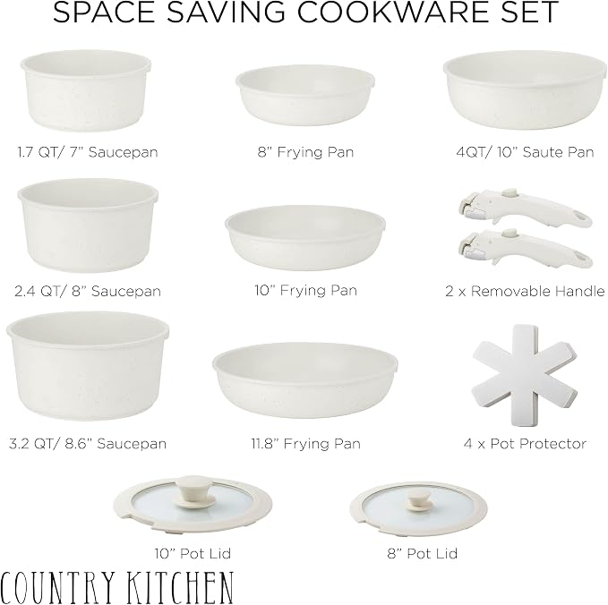 Country Kitchen Cookware Set - Image 3