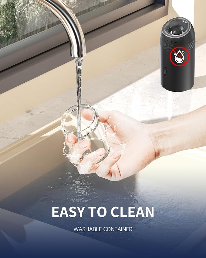 CIRCLE JOY Rechargeable Salt and Pepper Grinder Set, Gravity Sensor Electric - Image 5