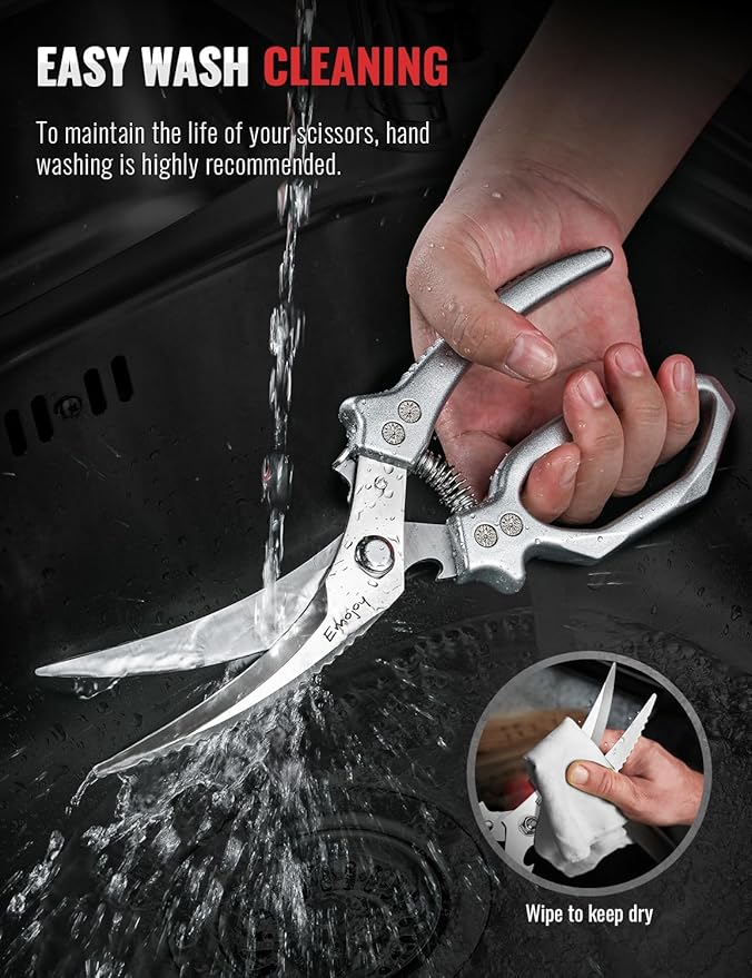 Emojoy 2-Piece Kitchen Scissors Set - Image 6