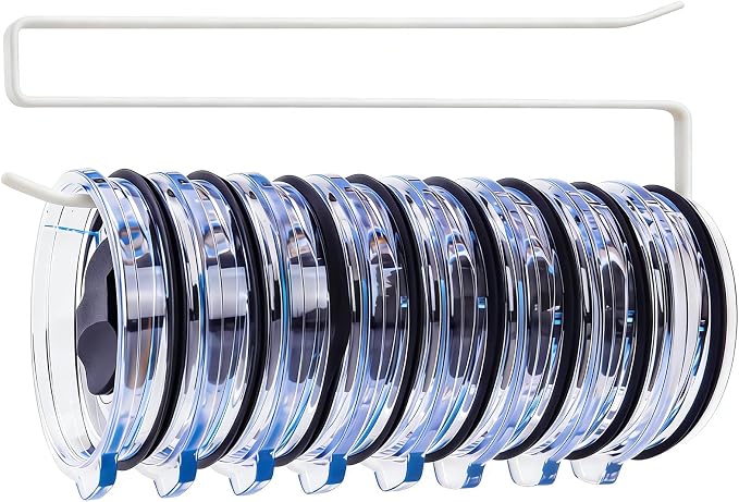 1 Pack Tumbler Lid Organizer, Versatile Cup & Water Bottle Lid Holder, Upgraded by Unknown
