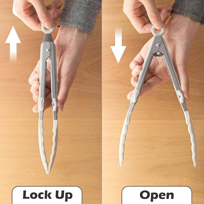 Kitchen Tongs, 9 Inch Tongs for Cooking - Image 8