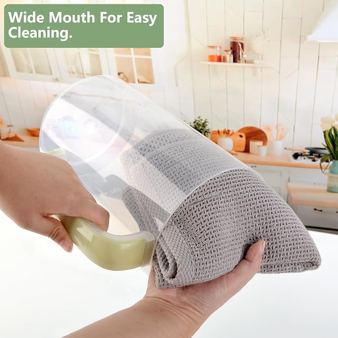 Clear Plastic Pitcher with Lid, 2 Pack Clear Water Pitcher - Image 6