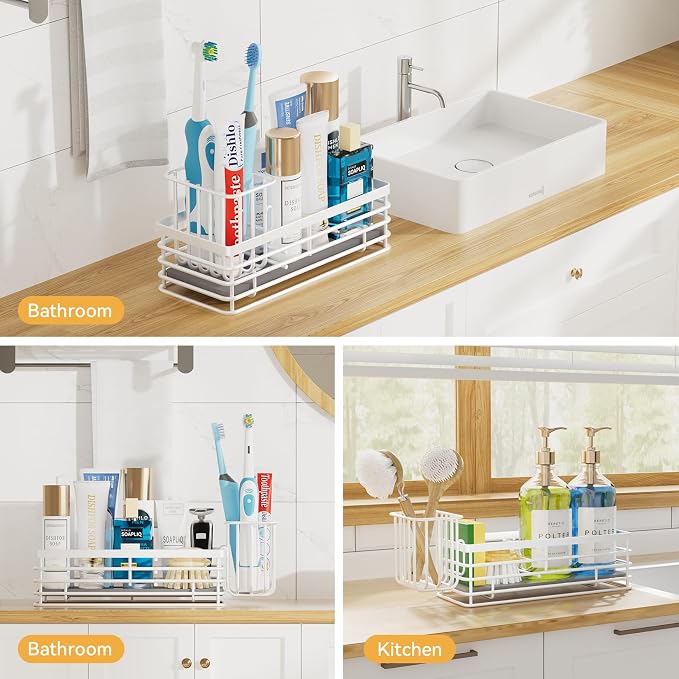 Yofidra Sponge Holder for Kitchen Sink Organizer Caddy: Sink Sponge - Image 6