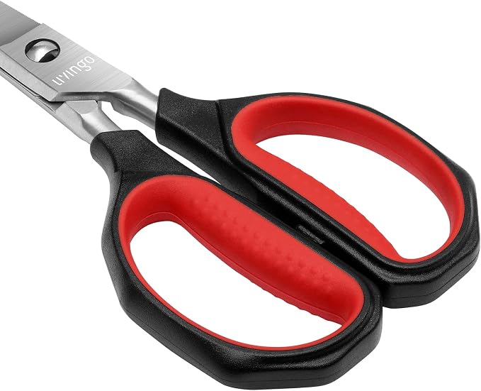 LIVINGO Kitchen Shears Heavy Duty: Cooking Scissors Dishwasher Safe Come Apart - Image 5