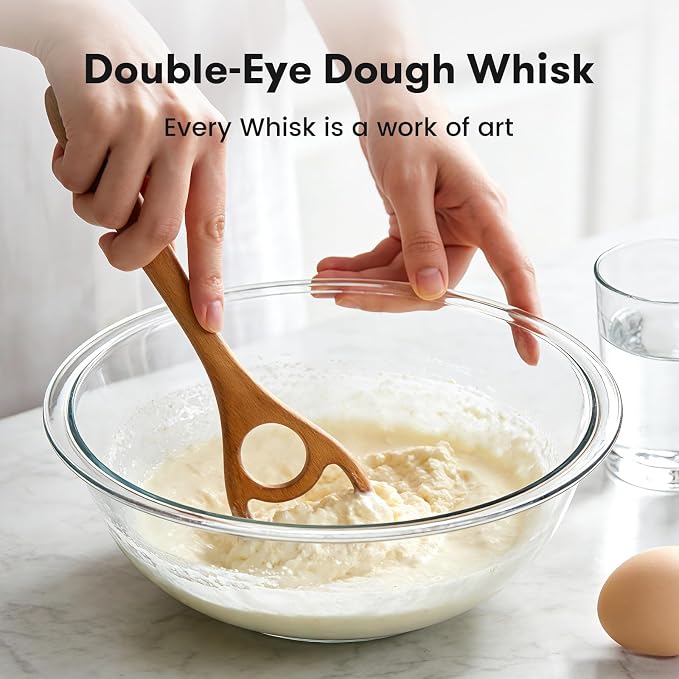 Wooden Danish Dough Whisk - Image 4