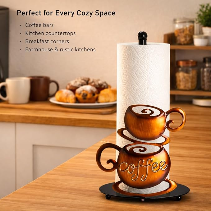 Standing Paper Towel Roll Holder Countertop - Image 3