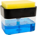 S&T INC. Dish Soap Dispenser and Sponge Holder by STINC