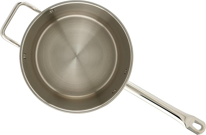 Winco Heavy-Duty Stainless Steel Sauce Pan - Image 7