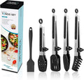 5-Pack Silicone Tongs for Cooking, Maywe Tanso 4PCS 13-Inch Kitchen Tongs by MayweTanso