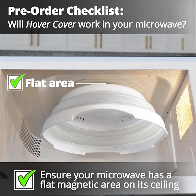 HOVER COVER Magnetic Microwave Splatter Cover - Image 3