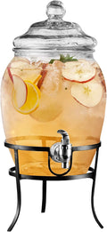 Style Setter Beverage Dispenser Cold Drink Dispenser w/ 2-Gallon Capacity Glass by Stylesetter